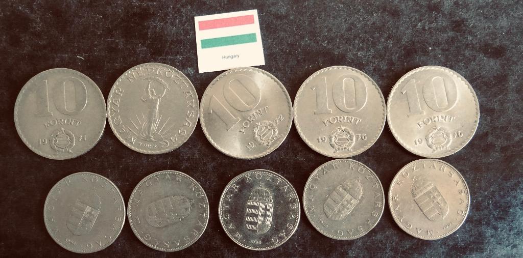 Munten Hungary, Verzenden, Overige landen