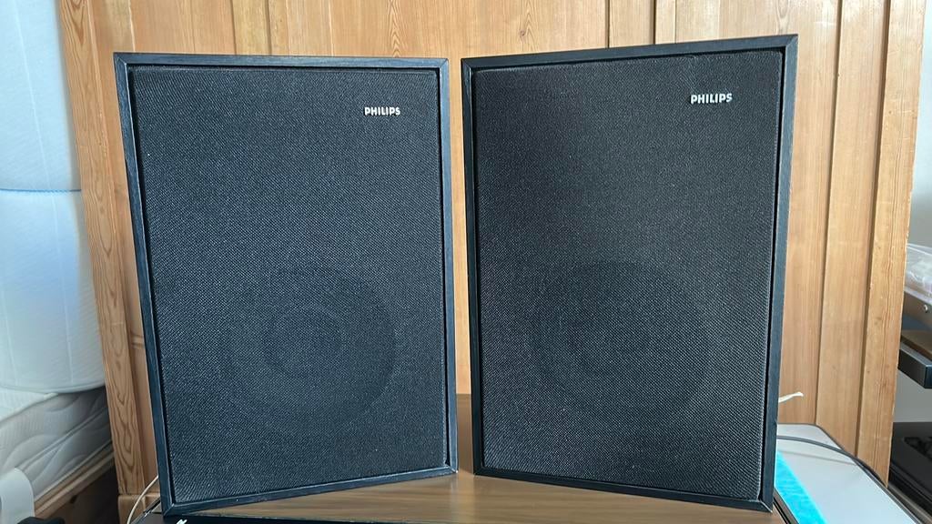 Philips een weg 8 omh boxen, Audio, Tv en Foto, Philips, Gebruikt, Ophalen of Verzenden, Minder dan 60 watt
