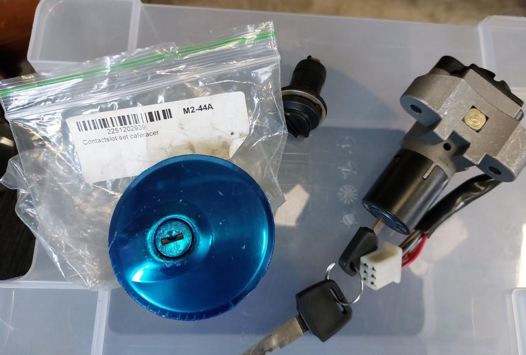 Contactslot set caferacer, Motoren, Accessoires | Overige, Nieuw, Ophalen of Verzenden