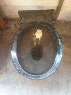 Vintage Zwart Toilet - Vitreous China - Astra Pantheon, Doe-het-zelf en Verbouw, Sanitair, Ophalen, Toilet