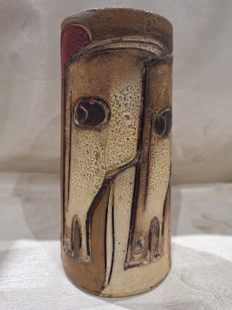 Vaas met paarden vintage, Antiek en Kunst, Ophalen