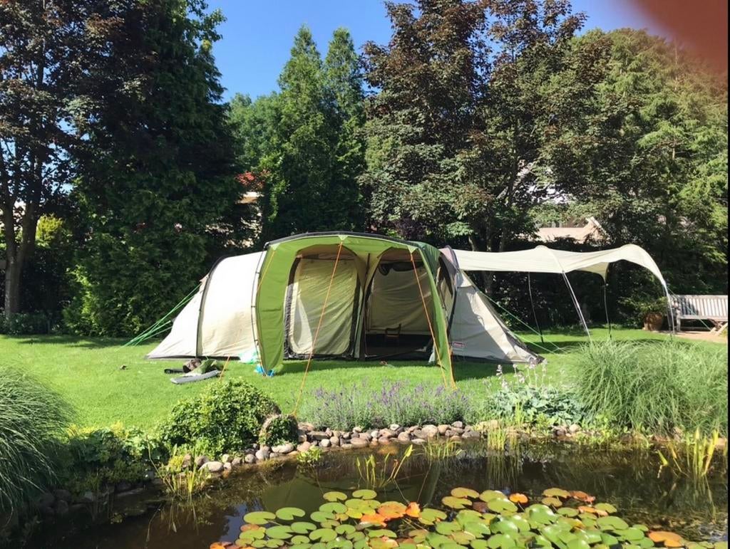 Coleman Mackenzie Cabin 6-persoons tent met extra luifel, Ophalen, Gebruikt, Tot en met 6