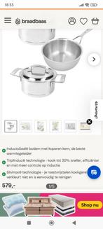 Nieuwe pannen Demeyere silver7, Ophalen of Verzenden, Zo goed als nieuw, Rvs, Pannenset