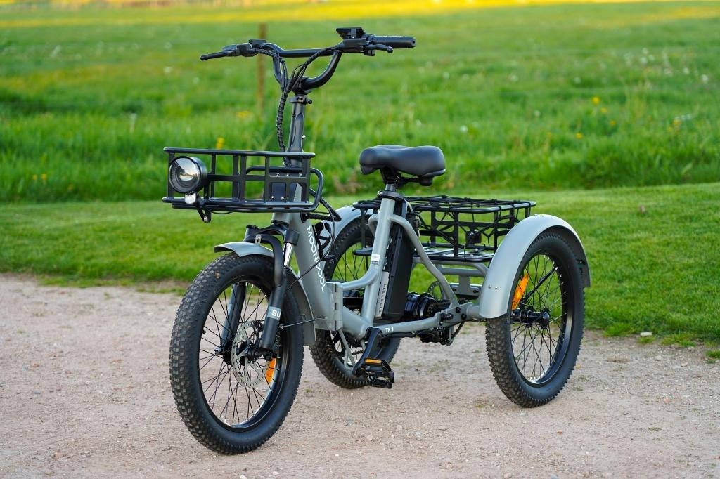 Elektrische driewieler fiets, Fietsen en Brommers, Ophalen, Verstelbare zitting, Schijfrem, Nieuw