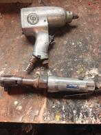 Luchtgereedschap Set - Slagmoersleutel & Ratel, Ophalen of Verzenden, Gebruikt