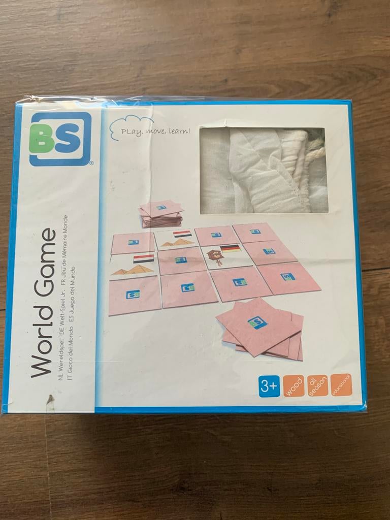 Wereldspel Junior - Leer de wereld spelenderwijs!, Hobby en Vrije tijd, Een of twee spelers, Ophalen of Verzenden, Zo goed als nieuw
