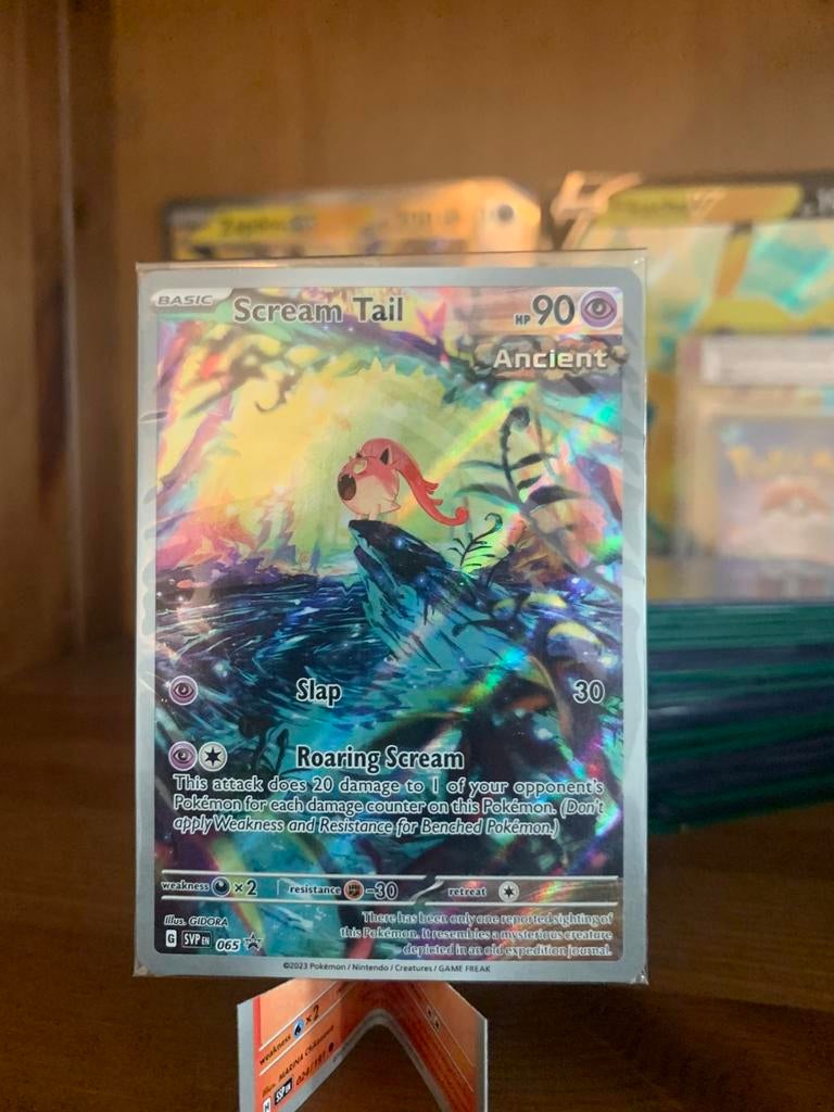 Scream tail etb promo sealed! #065, Hobby en Vrije tijd, Verzamelkaartspellen | Pokémon, Ophalen of Verzenden, Nieuw