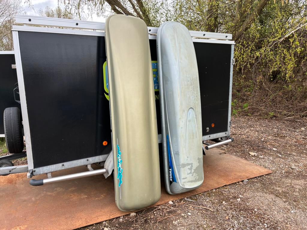 Dakkoffer/Ski koffer Te Huur - Te Koop, Auto diversen, Dakkoffers, Ophalen of Verzenden, Zo goed als nieuw