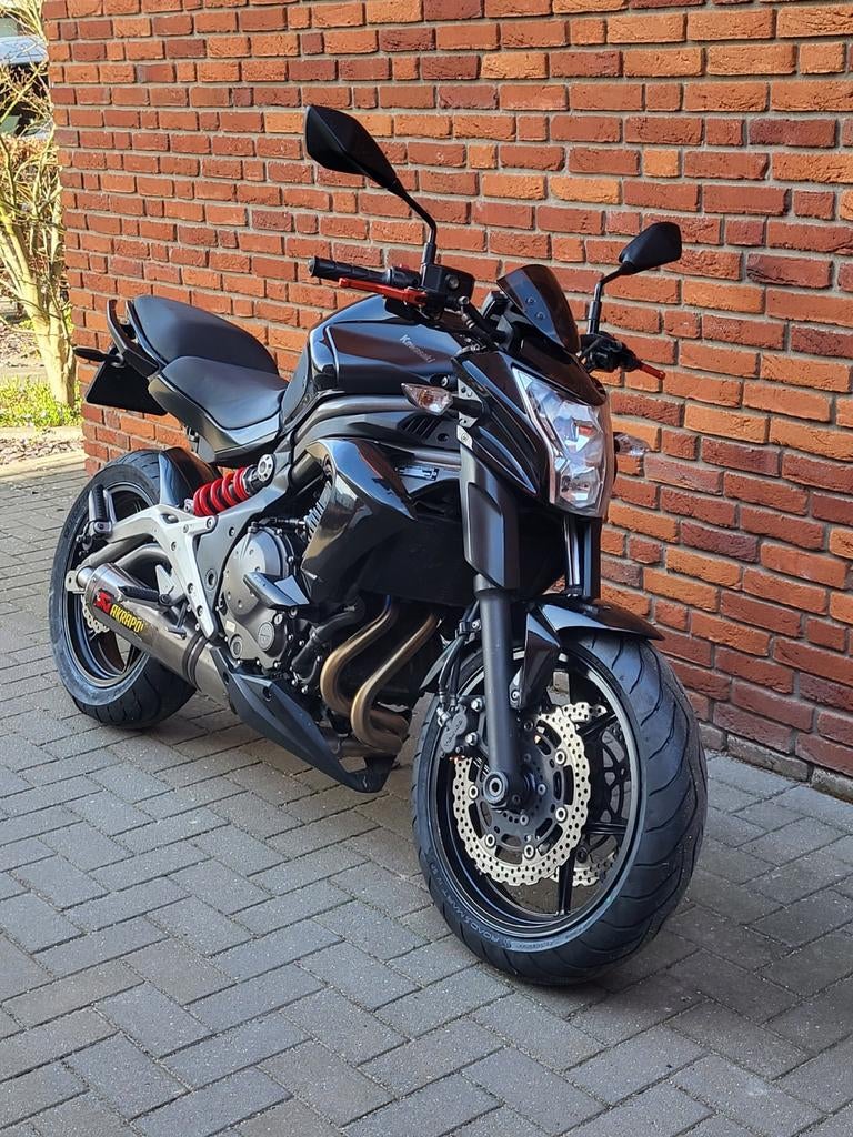 Kawasaki ER6N / 33.600 km / 2013 / Goed onderhouden, Sportuitlaat, 2 cilinders, Occasion, Motorrijbewijs A