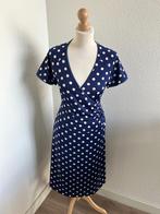 King Louie maat L polka blauw witte crossdress jurk 3140, Blauw, Maat 42/44 (L), Ophalen of Verzenden, Zo goed als nieuw