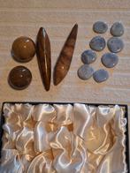 Massagestenen set voor voetreflex massage, Sport en Fitness, Massageproducten, Ophalen of Verzenden, Zo goed als nieuw, Hotstone