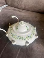 Vintage Porseleinen Ringlamp / Olielamp., Antiek en Kunst, Ophalen of Verzenden