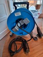 Camping haspel kabelhaspel 30 meter, Ophalen of Verzenden