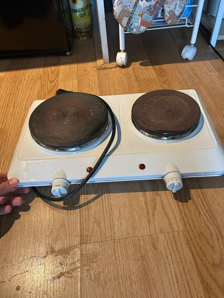 Kookpalten - Electric stove, Gebruikt, 3 kookzones of minder, Ophalen of Verzenden, Vrijstaand