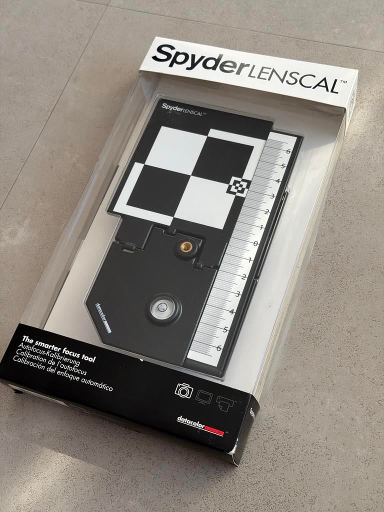 Datacolor SpyderLENSCAL autofocus kalibratie tool, Ophalen of Verzenden, Nieuw