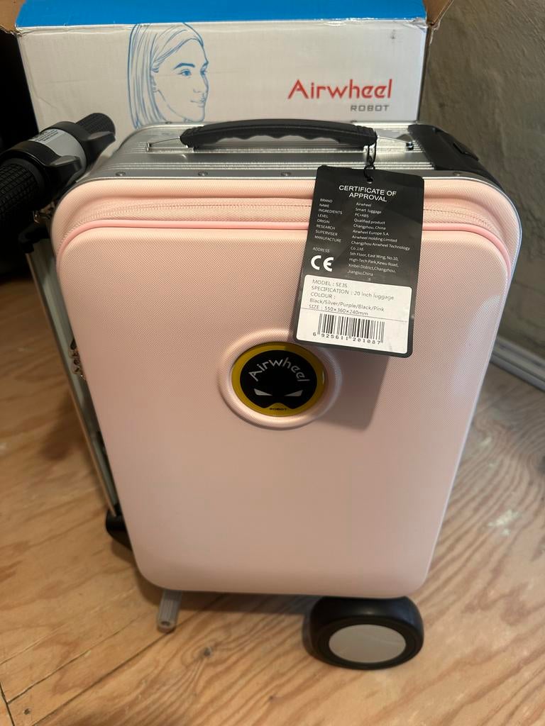 Airwheel koffer nieuw, Ophalen, 50 tot 60 cm, Hard kunststof, 35 tot 45 cm