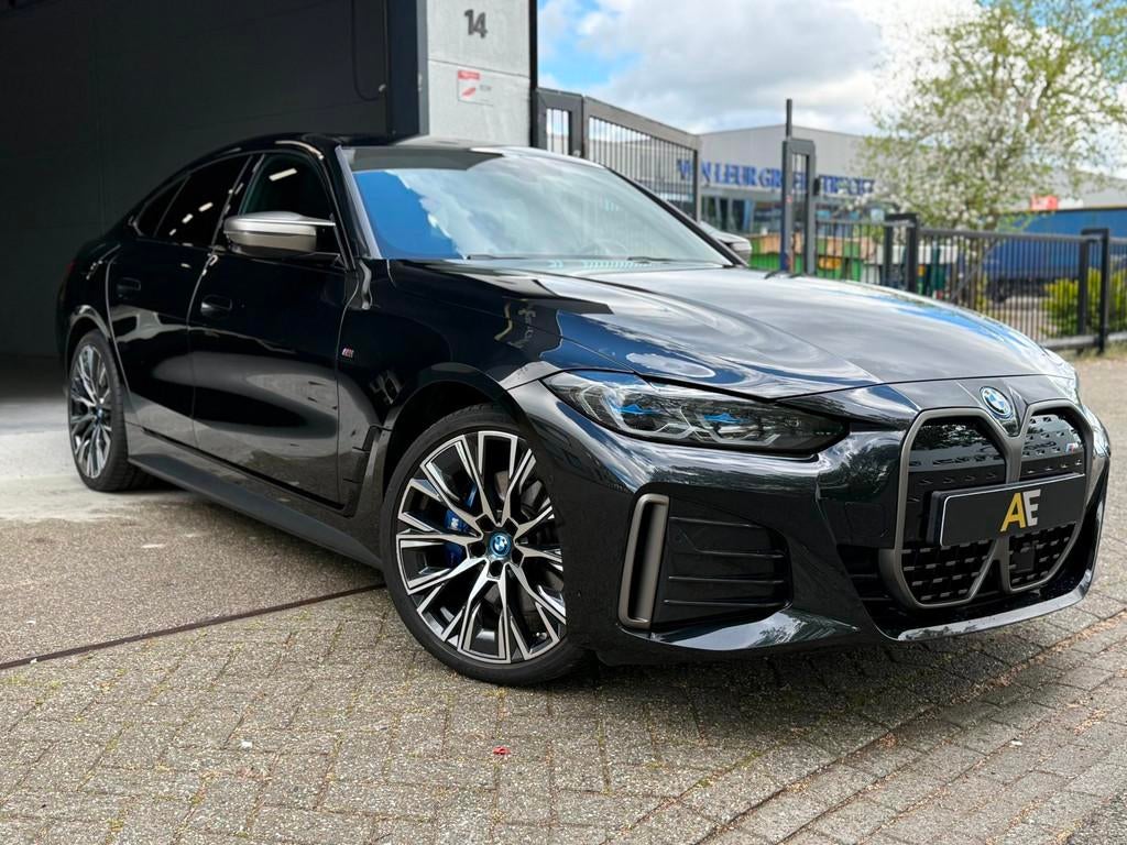 BMW I4 M50 M-Sport High Executive 84KWH 544PK Pano|Laser HUD, Auto's, BMW, Adaptive Cruise Control, Gebruikt, 110 €/maand, Zwart