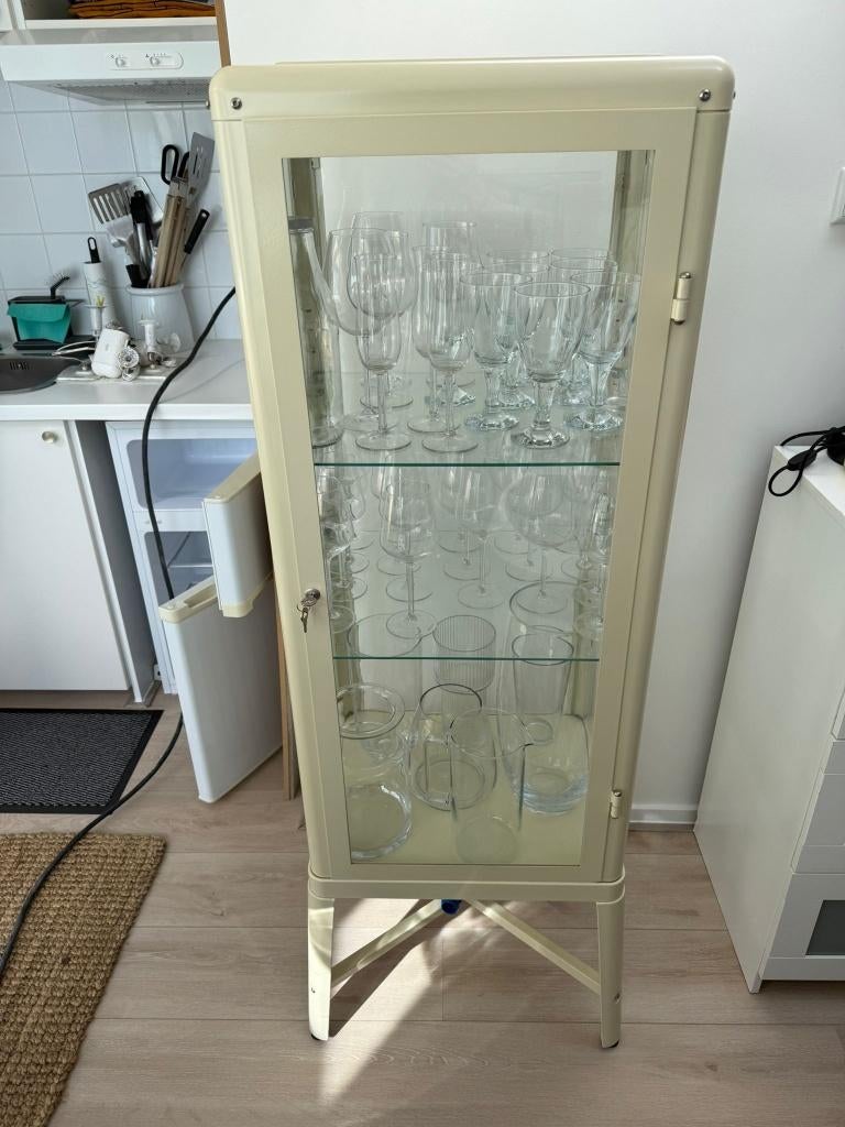 €80 - IKEA Fabrikor Glass-door Cabinet - PICK UP ONLY, Ophalen, Met plank(en), 50 tot 100 cm, Zo goed als nieuw