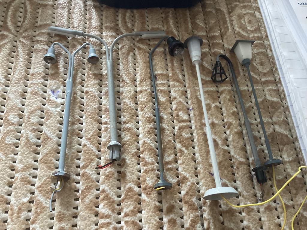 Viessmann Brawa partij konvolut Lantaarns, Ophalen of Verzenden, Zo goed als nieuw, 1:50 of kleiner