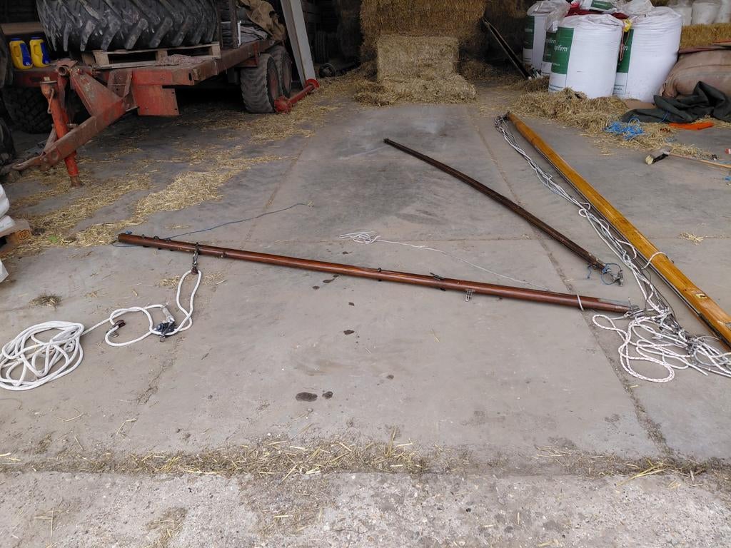 Zeilmast en toebehoren van een valk, Watersport en Boten, Ophalen of Verzenden, Minder dan 15 m²
