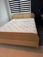 Marieke tweepersoonsbed 160x200 met matras, Gebruikt, Bruin, Tweepersoons, Ophalen of Verzenden