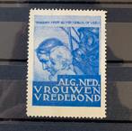 Sluitzegel Alg Ned Vrouwen Vredebond, Verzenden, Na 1940, Gestempeld