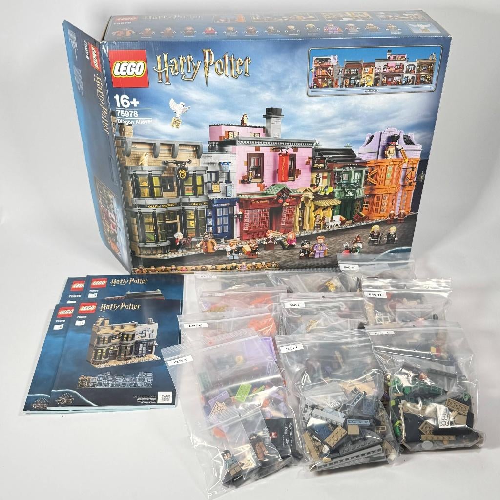 LEGO Harry Potter 75978 Wegisweg (Diagon Alley), Lego, Harry Potter, Ophalen of Verzenden, Zo goed als nieuw