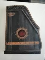 Antieke Citer / Harp - Decoratief Muziekinstrument, Ophalen of Verzenden, Gebruikt