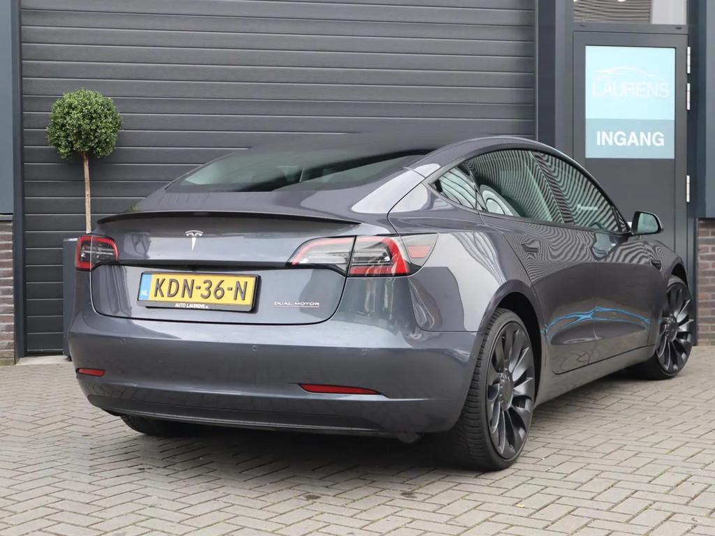 Tesla Model 3 Performance AWD 75 kWh € 32.495,00, Auto's, Tesla, Automaat, Stof, Gebruikt, 462 pk