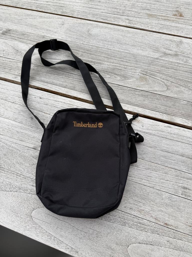 Timberland schoudertasje zwart, Ophalen of Verzenden, Gebruikt, Zwart, Overige merken