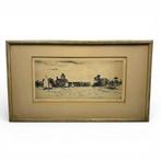 Johan Hemkes (1894-1988) - gezicht op Grou, Ophalen of Verzenden