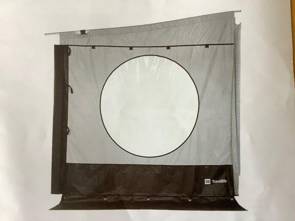 ZIJWANDEN VOOR CARAVAN/ CAMPER LUIFEL, Ophalen, Zo goed als nieuw, Polyester, Travellife