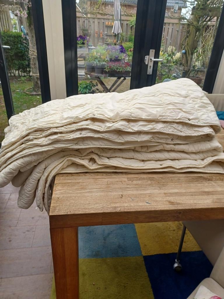 4 seizoenen dekbed., Huis en Inrichting, Slaapkamer | Beddengoed, Ophalen, Gebruikt, Wit, Tweepersoons