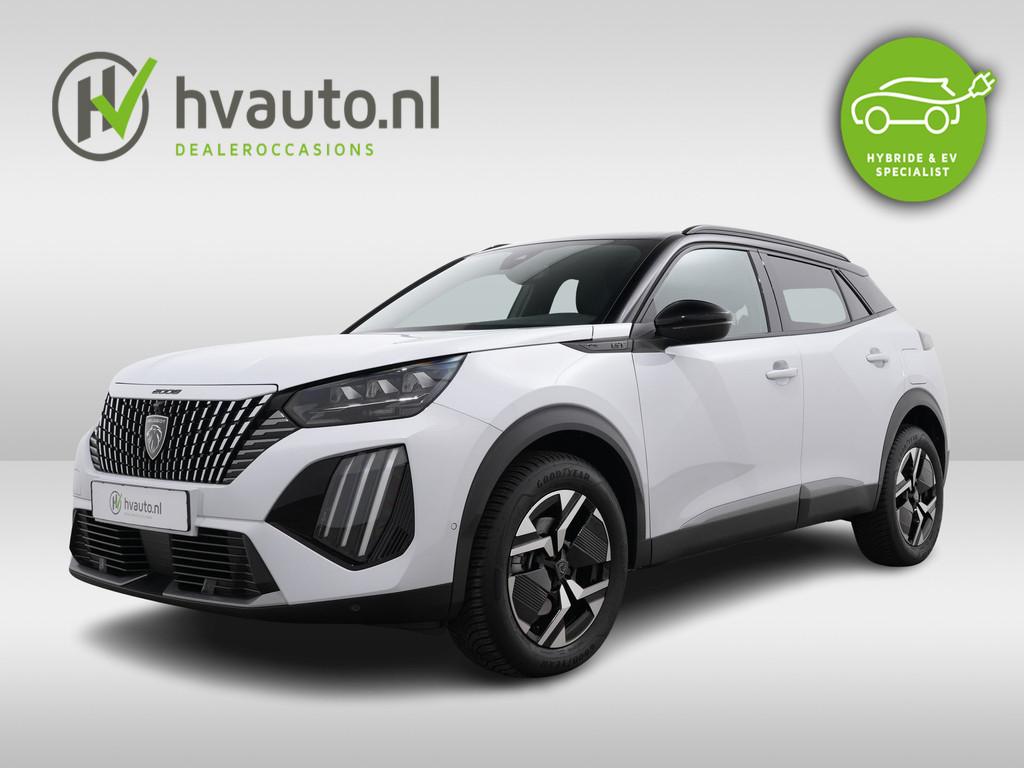 Peugeot 2008 1.2 HYBRID 145PK GT E-DCS6 | Navi | Pack Drive, Gebruikt, Zwart, 1199 cc, Leder en Stof