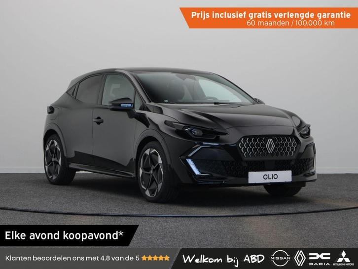 Renault Clio Hybrid 160pk techno | Vijf jaar garantie | Stoe, Auto's, Renault, Bedrijf, Te koop, Clio, 360° camera, ABS, Achteruitrijcamera