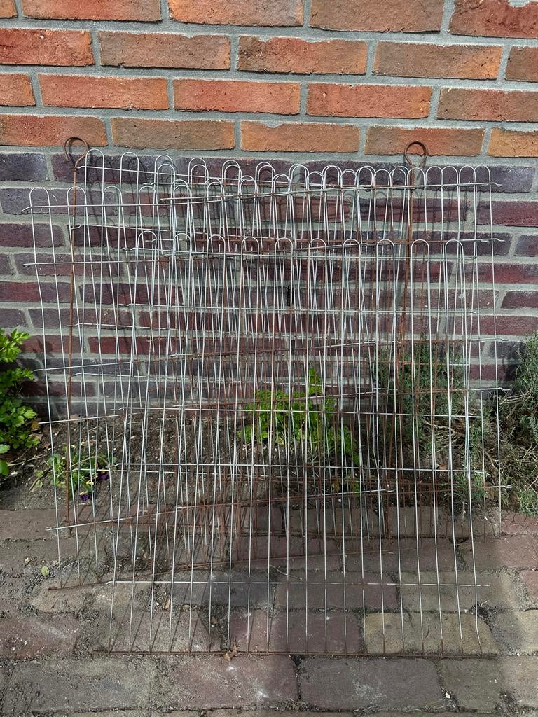 Konijnenren - hekjes, Dieren en Toebehoren, Knaagdieren en Konijnen | Hokken en Kooien, Ophalen, Gebruikt, 60 tot 90 cm, Minder dan 75 cm