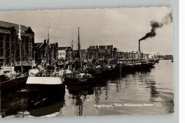 Vlaardingen Kon Wilhelmina Haven uitg KOPA no. 1133, Verzenden, 1940 tot 1960, Ongelopen, Zuid-Holland
