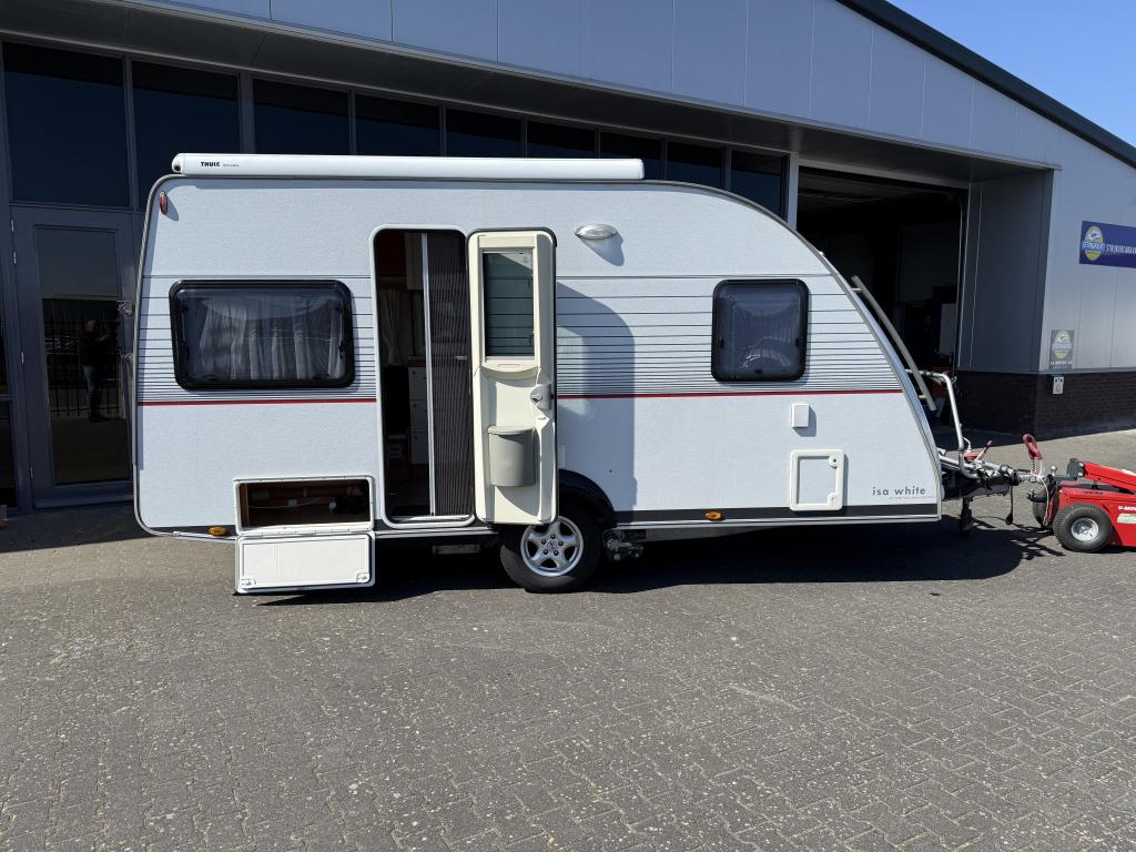 Kip Isa White 44 TDB Fransbed 205cm + Zit Luifel + Mover etc, Caravans en Kamperen, Kip, Bedrijf, Treinzit, Schokbreker