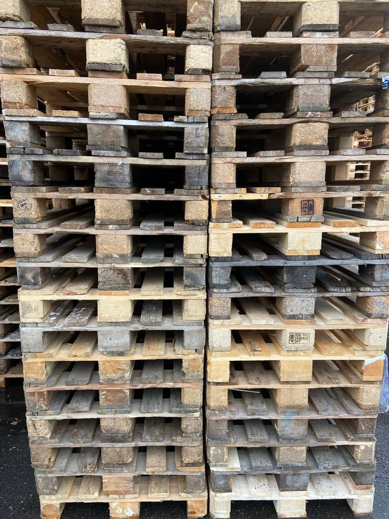 Euro pallets 80x120 pallets 100x120 blok pallets, Ophalen of Verzenden, Gebruikt