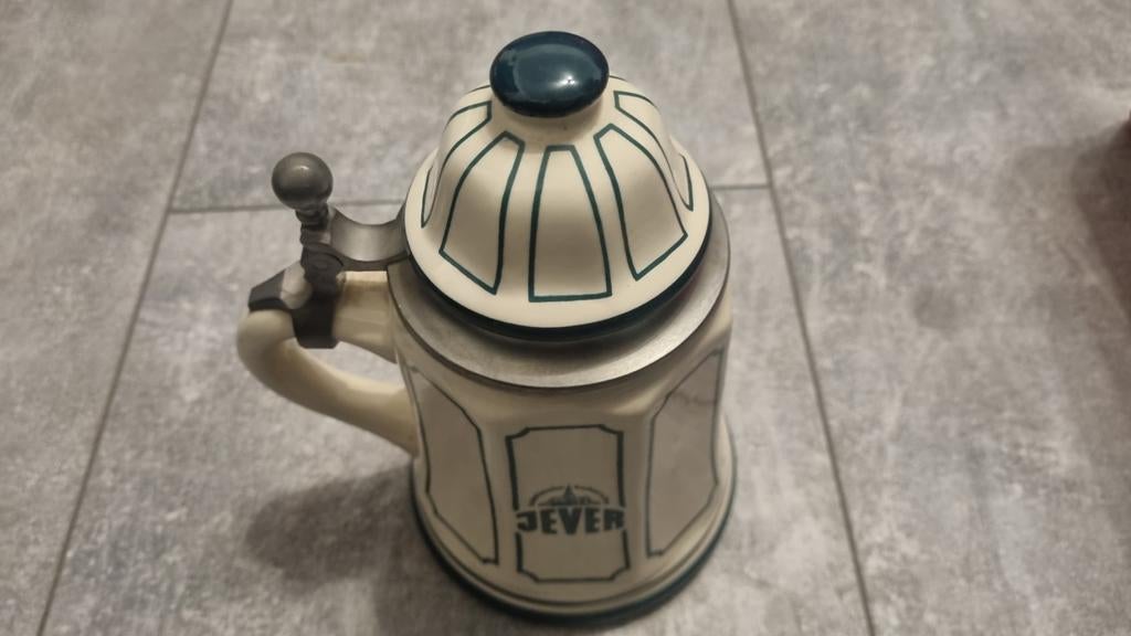 Jever bierpul met deksel, Antiek en Kunst, Ophalen of Verzenden