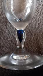 Blauwe Traan Druppel Cristal Glas Vaasje Kristal D'arques, Antiek en Kunst, Antiek | Glas en Kristal, Ophalen of Verzenden