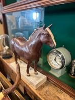 Mooi paard model, hengst, papier-maché - 50x43cm, Ophalen of Verzenden, Gebruikt, Paard, Beeldje of Figuurtje