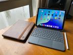 iPad Air 6 M2 + keyboard cover + hoes leer + pencil, Overige kleuren, Apple iPad Air, 11 inch, Ophalen of Verzenden