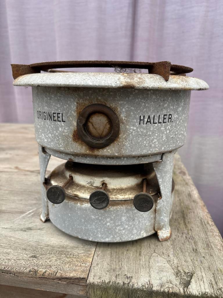 Origineel Haller Petroleumstel - Vintage Kooktoestel, Ophalen of Verzenden
