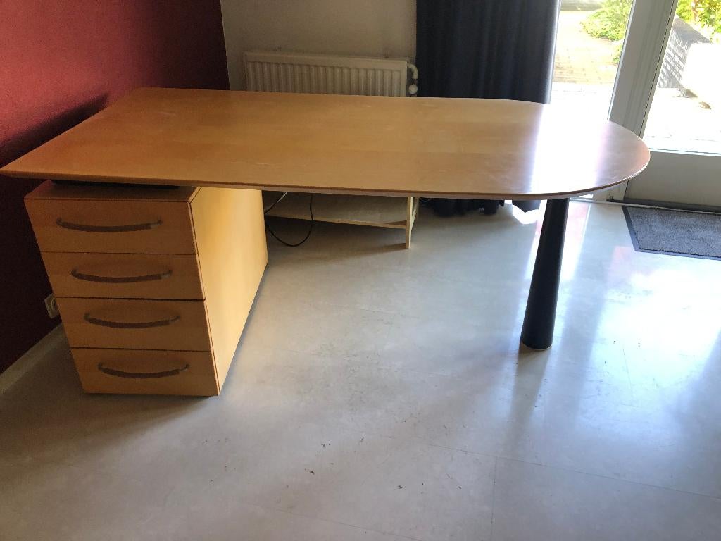 bureau, Huis en Inrichting, Bureaus, Ophalen, Gebruikt, Hout