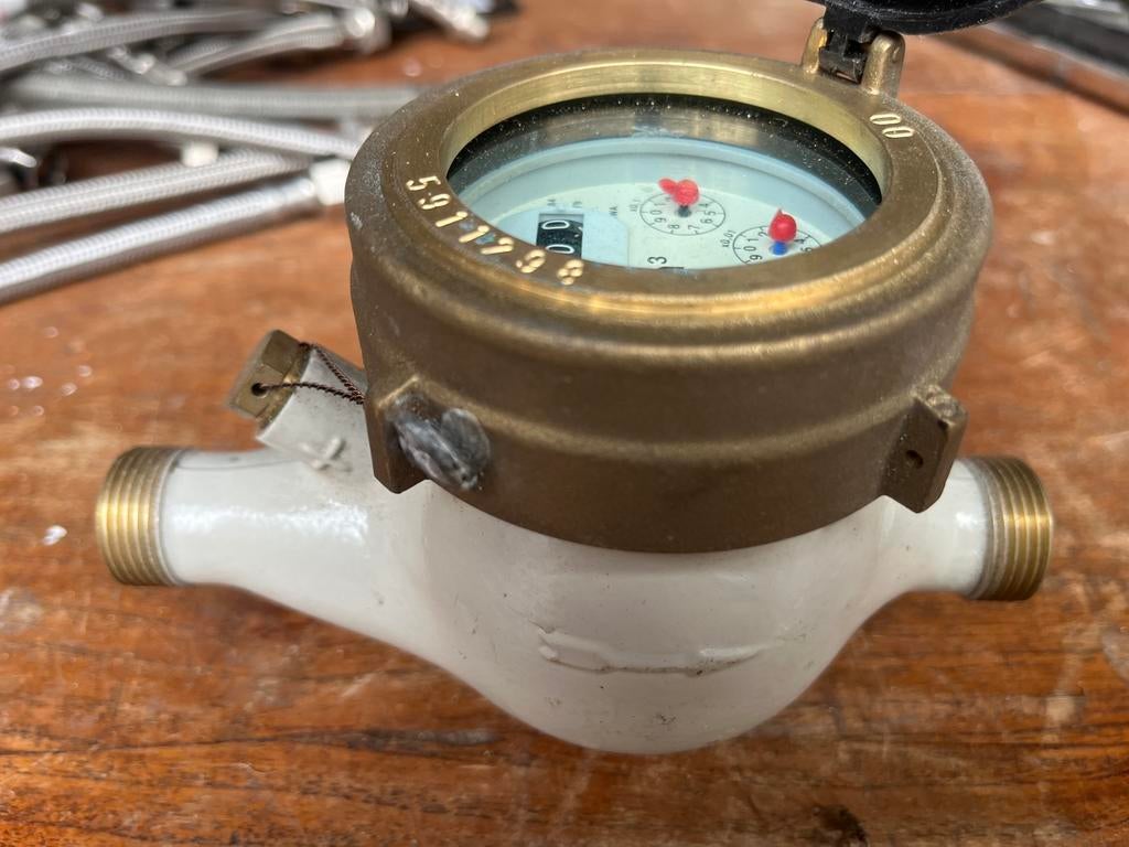 Watermeter verzegeld/0 stand, Doe-het-zelf en Verbouw, Ophalen of Verzenden, Nieuw