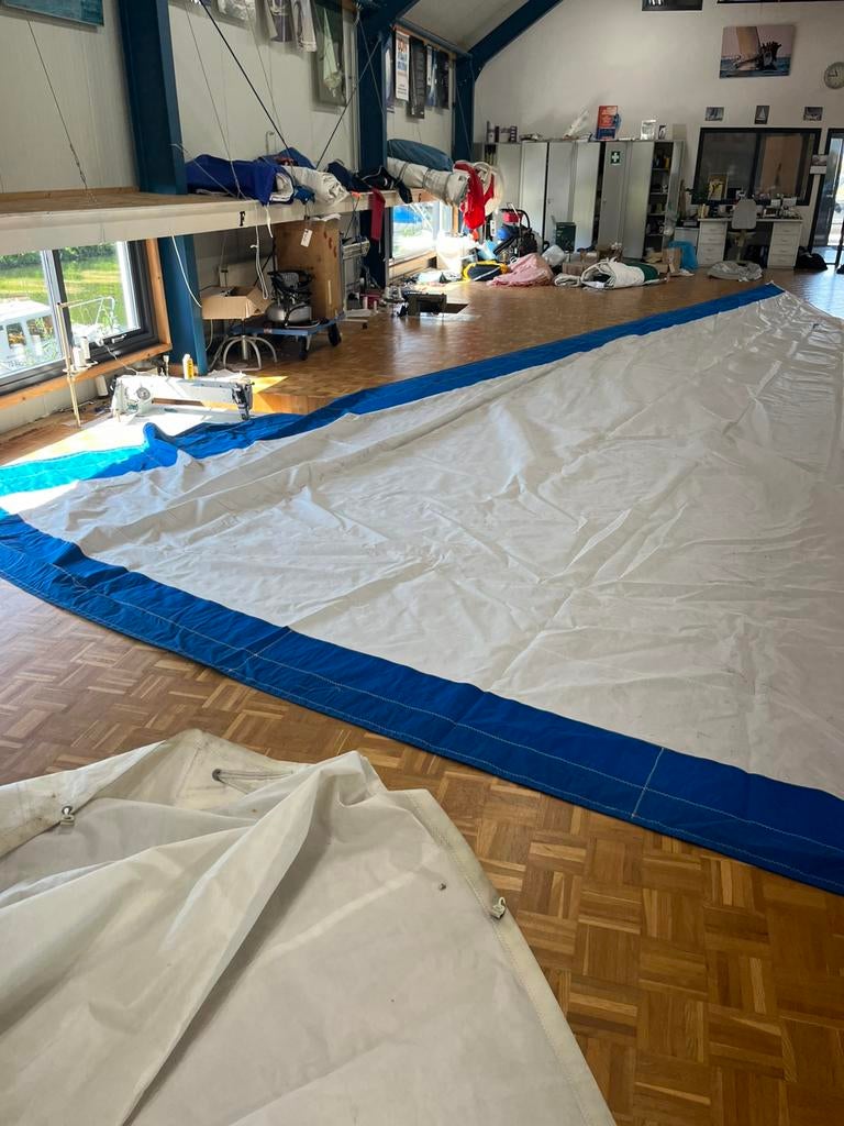 Rolfok / rolgenua incl UV stook., Watersport en Boten, Zeilen en Zeiltoebehoren, 6 meter of meer, Gebruikt, 15 tot 30 m², Ophalen of Verzenden