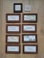 Retro wandtegels met spreuken in lijst - Klein formaat, Ophalen of Verzenden