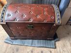 Leer vintage kist te koop, Ophalen of Verzenden, Zo goed als nieuw