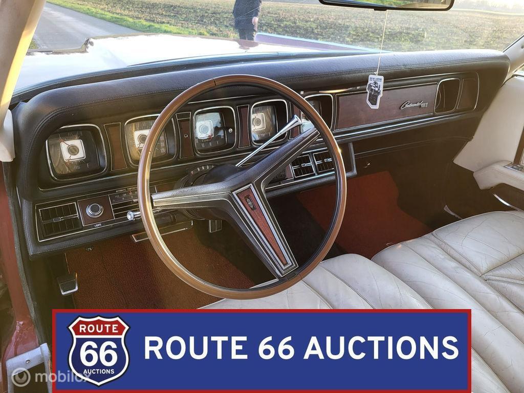 Lincoln Continental Coupe | 1970 | Route 66 Auctions, Auto's, Oldtimers, Overige carrosserieën, Zwart, Bedrijf, Handgeschakeld